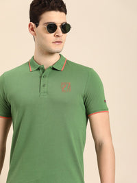 Being Human Short Sleeves Polo Collar Pure Cotton T-shirt