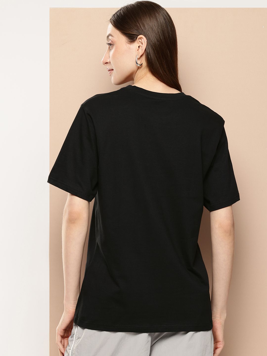 Difference of Opinion Printed Oversized Pure Cotton T-shirt