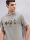 HRX by Hrithik Roshan Washed Pure Cotton Yoga T-shirt