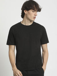 The Bear House Men Solid Round Neck Tshirt