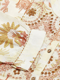 W Floral A-Line Midi Dress