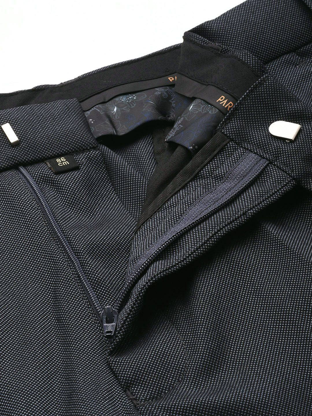 Park Avenue Self Design Contemporary Fit 3 Piece Party Suit