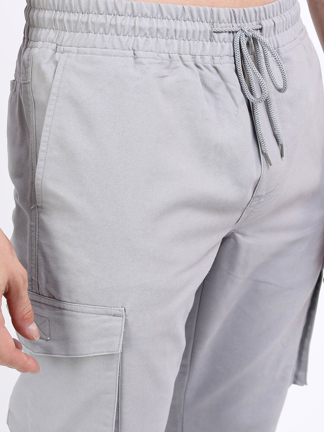 HIGHLANDER Men Grey Joggers Trouser