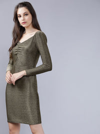 Tokyo Talkies Bodycon Shimmer Dress