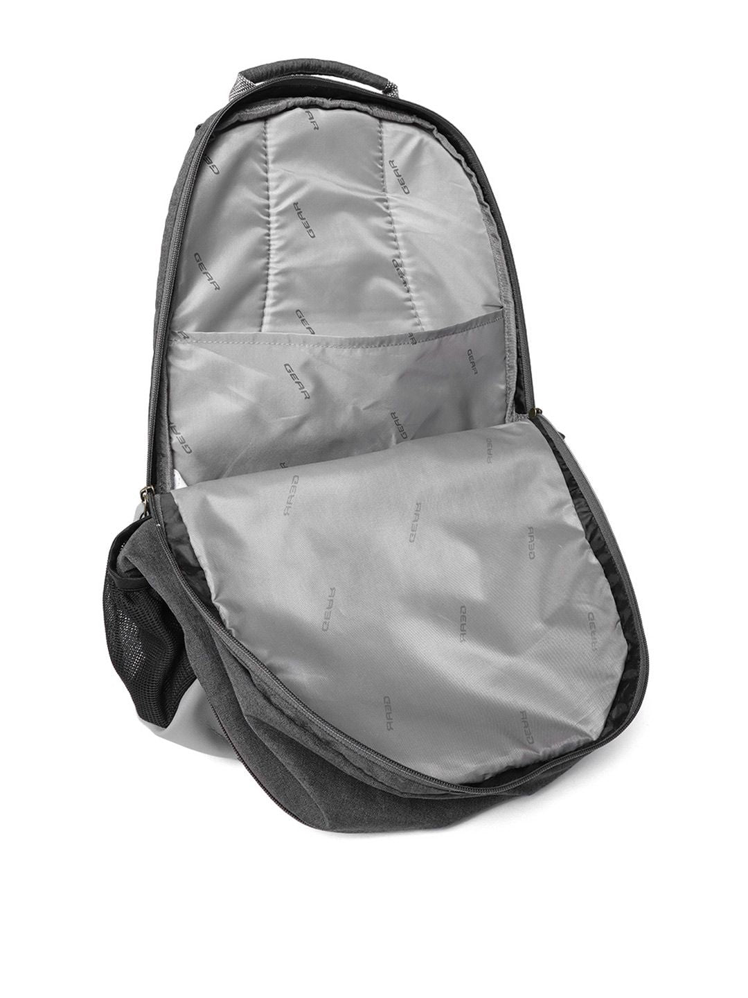 Gear Unisex Charcoal Grey Solid Backpack