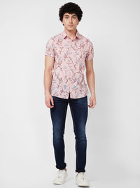 SPYKAR Floral Printed Cotton Shirt