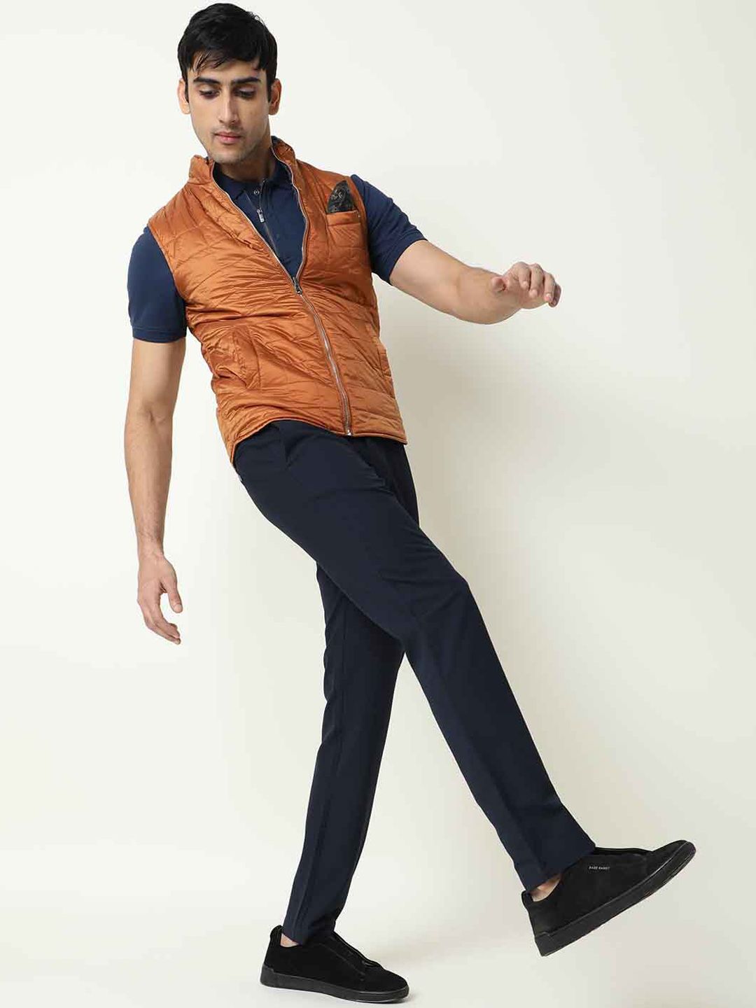 RARE RABBIT Men Fillex Puffer Reversible Quilted Jacket