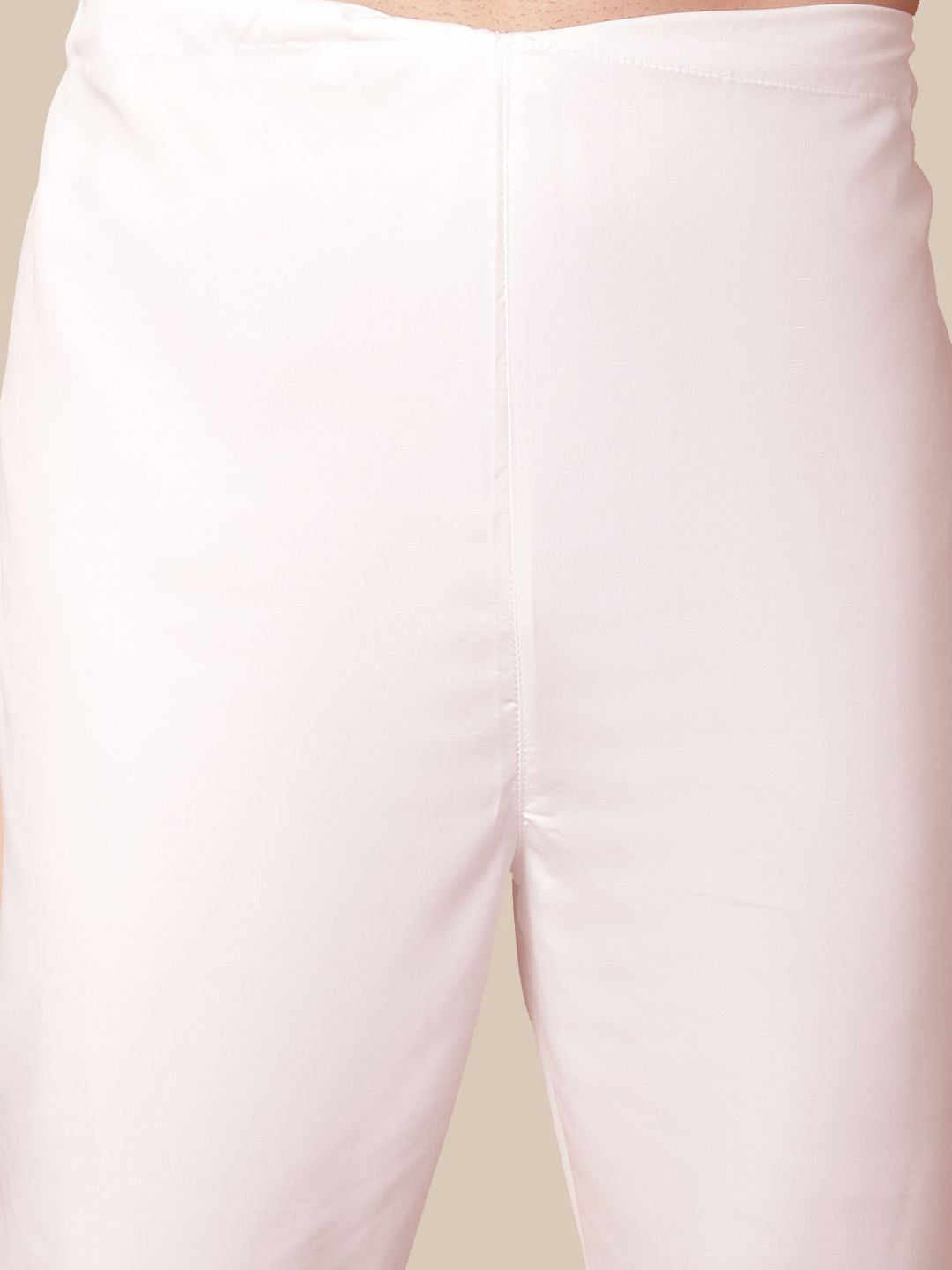 Jompers Geometric Embroidered Thread Work Pure Cotton Kurta With Pyjamas