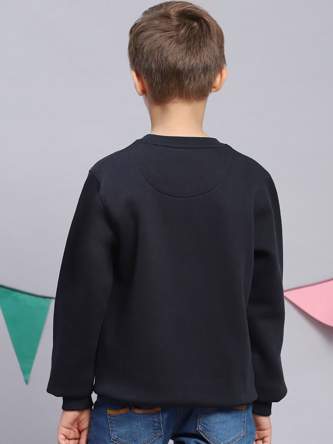 Monte Carlo Boys Typography Printed Pullover