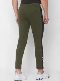 SPYKAR Men Green Solid Slim Fit Track Pants