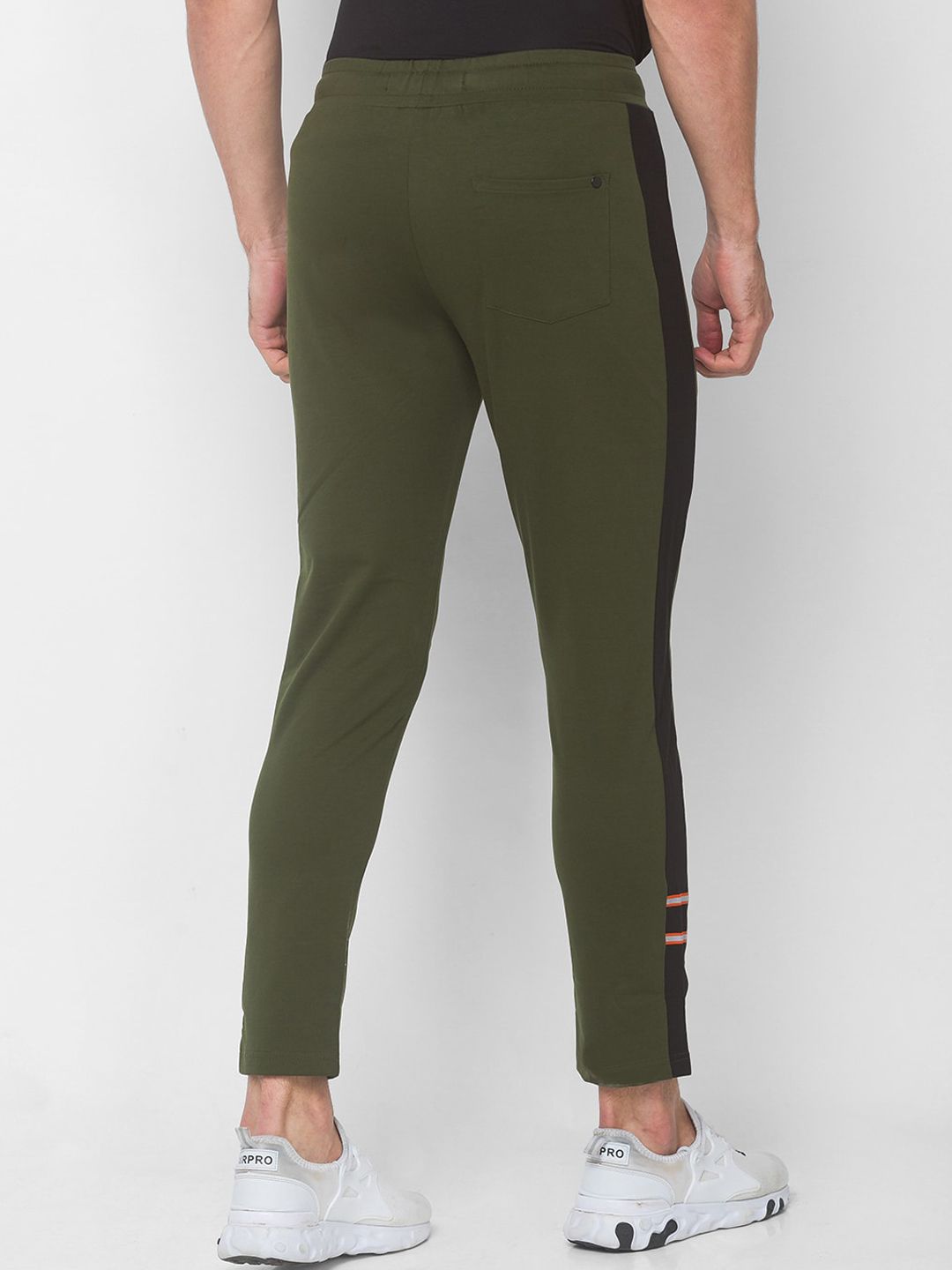 SPYKAR Men Green Solid Slim Fit Track Pants