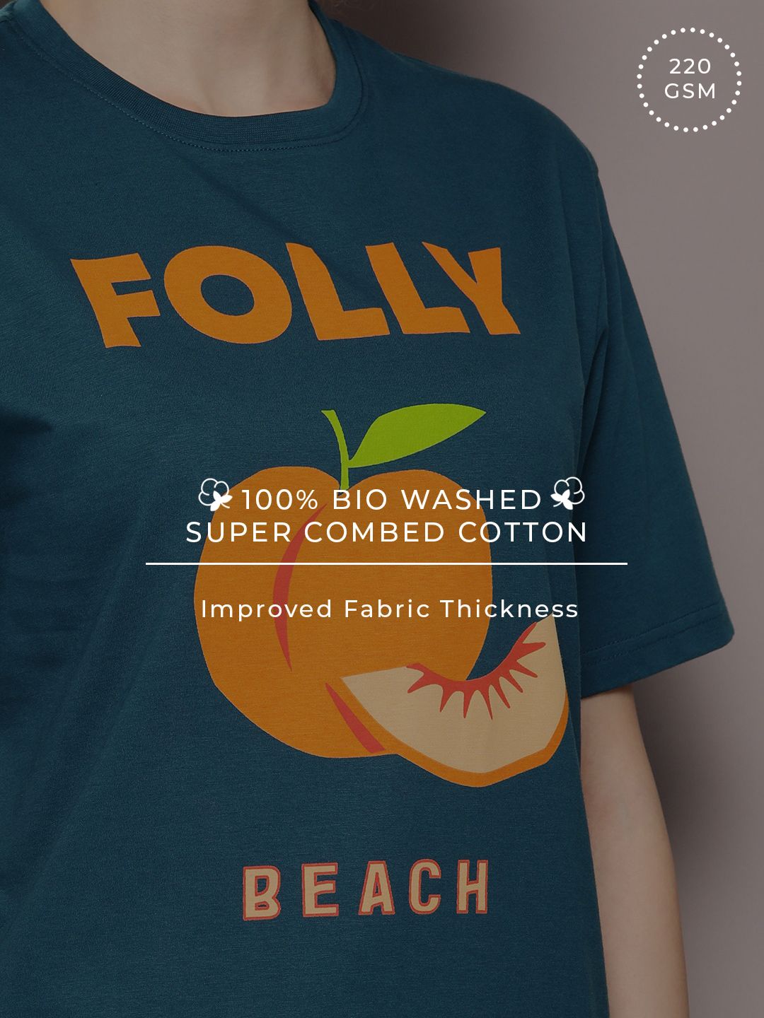 DILLINGER Graphic Printed Oversized Pure Cotton T-shirt