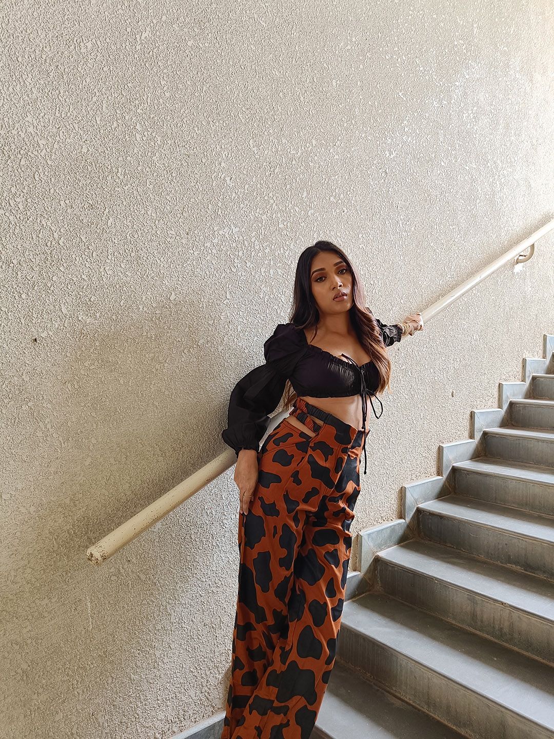 STREET 9 Classy Black Solid Top