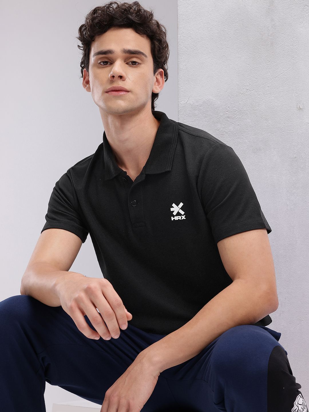 HRX by Hrithik Roshan Polo Collar Lifestyle T-shirt
