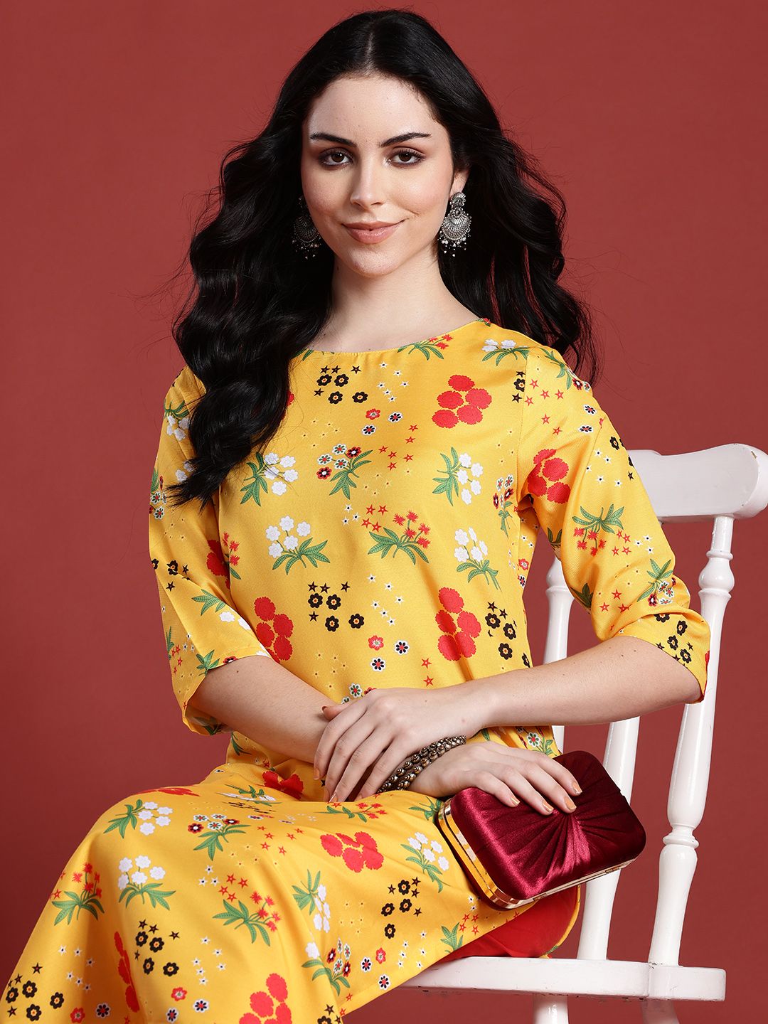 Anouk Women Floral Printed Kurta