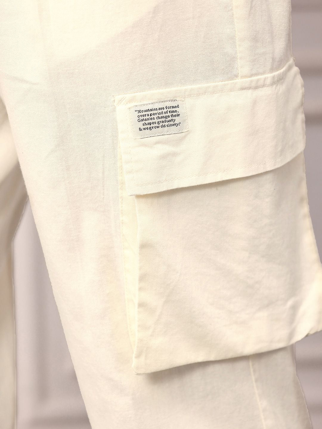 Mr Bowerbird Men Pleated Cotton Linen Cargos