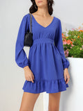 DressBerry Ruffle Dreams Flounce Mini Dress