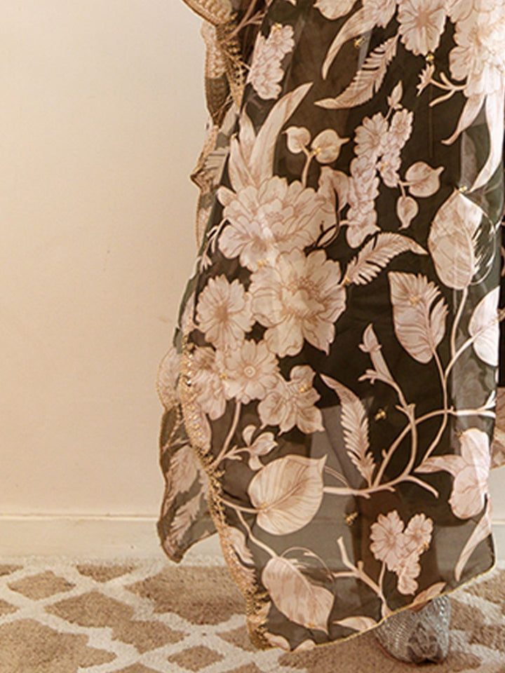 Indo Era Ethnic Motifs Embroidered Regular Thread Work Kurta with Salwar & With Dupatta