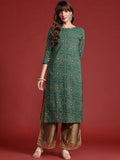 Anouk Bandhani Print A-Line Kurta