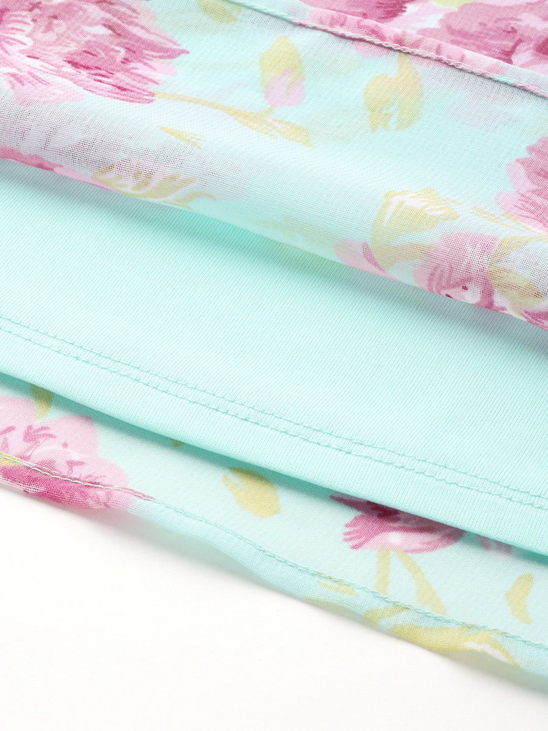 all about you Floral Print Poet Sleeves Top