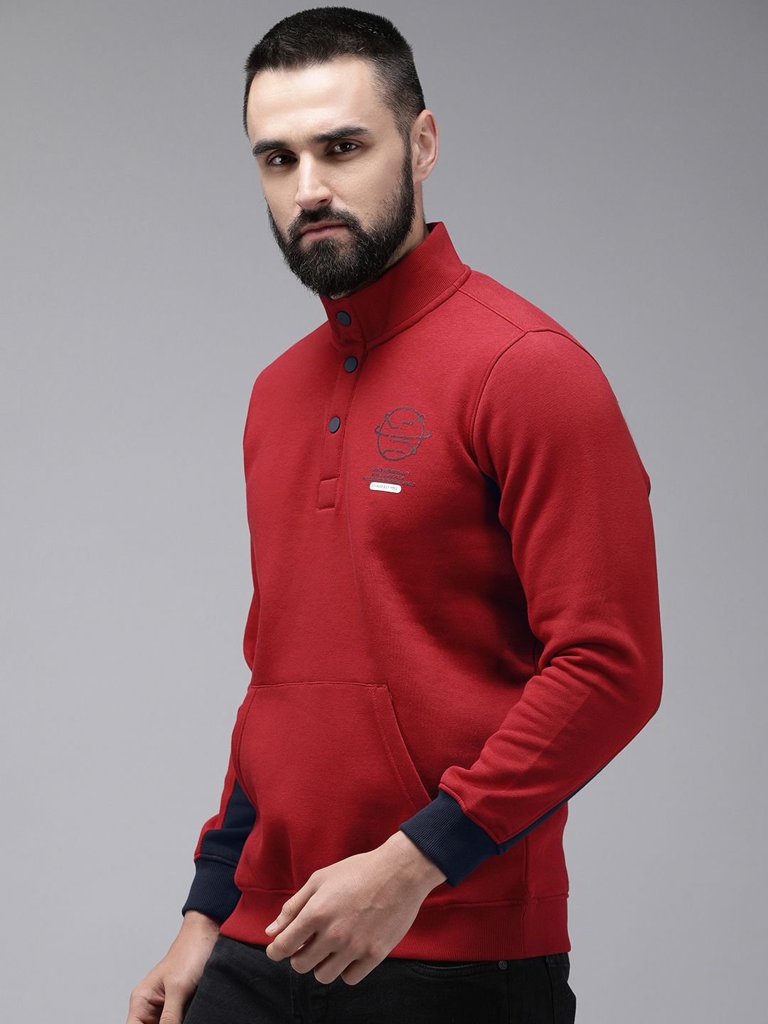 SPYKAR Men Solid Sweatshirt