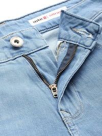 SPYKAR Men Super Skinny Fit Low-Rise Light Fade Stretchable Jeans