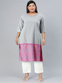 W Women Ethnic Motifs Printed Indie Prints Kurta