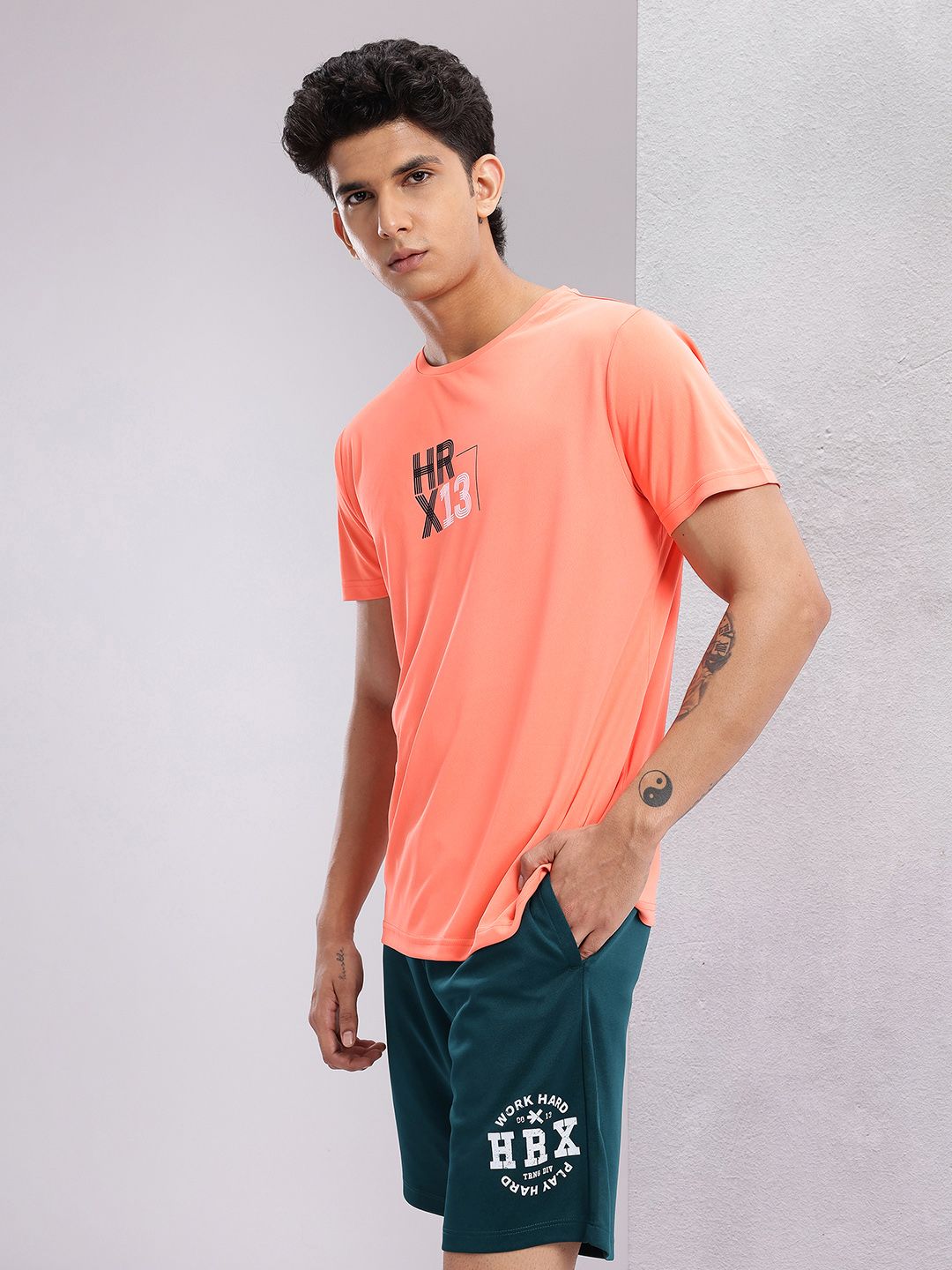 HRX by Hrithik Roshan Printed Rapid-Dry Running T-shirt