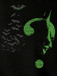 Bewakoof Men Black Batman Printed Pure Cotton Oversized T-shirt