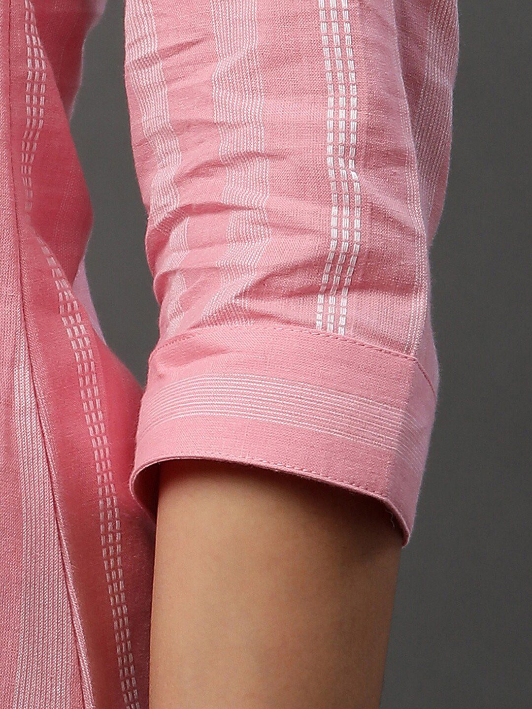 AURELIA Striped Pure Cotton Kurti