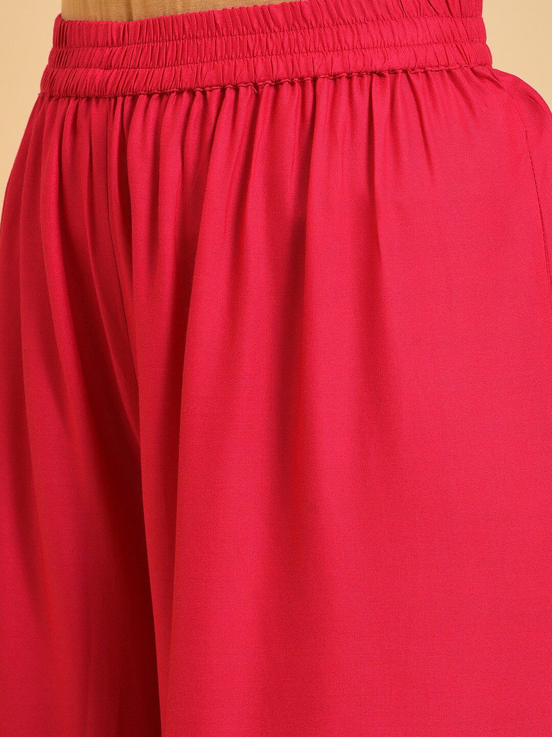 W Women Geometric Printed Flared Ethnic Sharara Pants