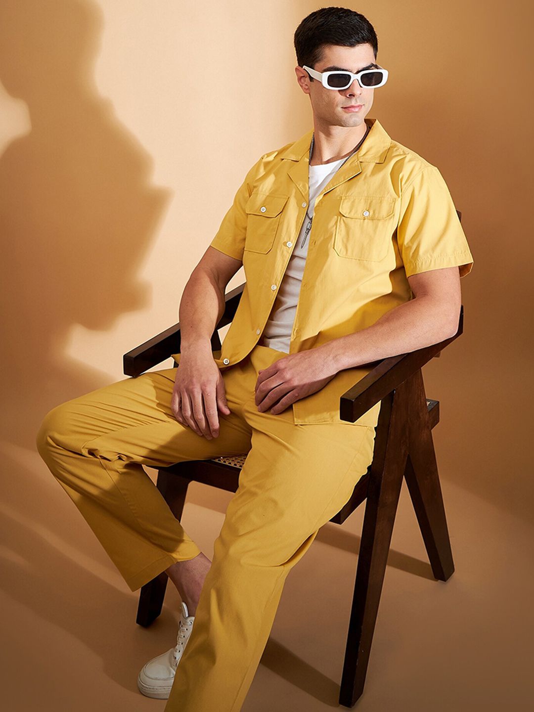 DENNISON Shirt Collar Pure Cotton Shirt & Trousers