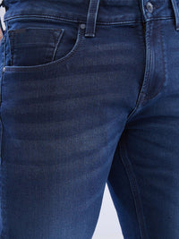 SPYKAR Men Slim Fit Low-Rise Light Fade Clean Look Stretchable Jeans