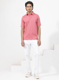 RARE RABBIT Men Nielson Regular Fit Polo Collar T-Shirt