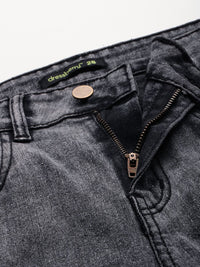 DressBerry Women Boyfriend Fit Mildly Distressed Light Fade Stretchable Jeans