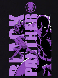 Bewakoof Black Panther Printed Drop-Shoulder Sleeves Oversized Cotton T-shirt