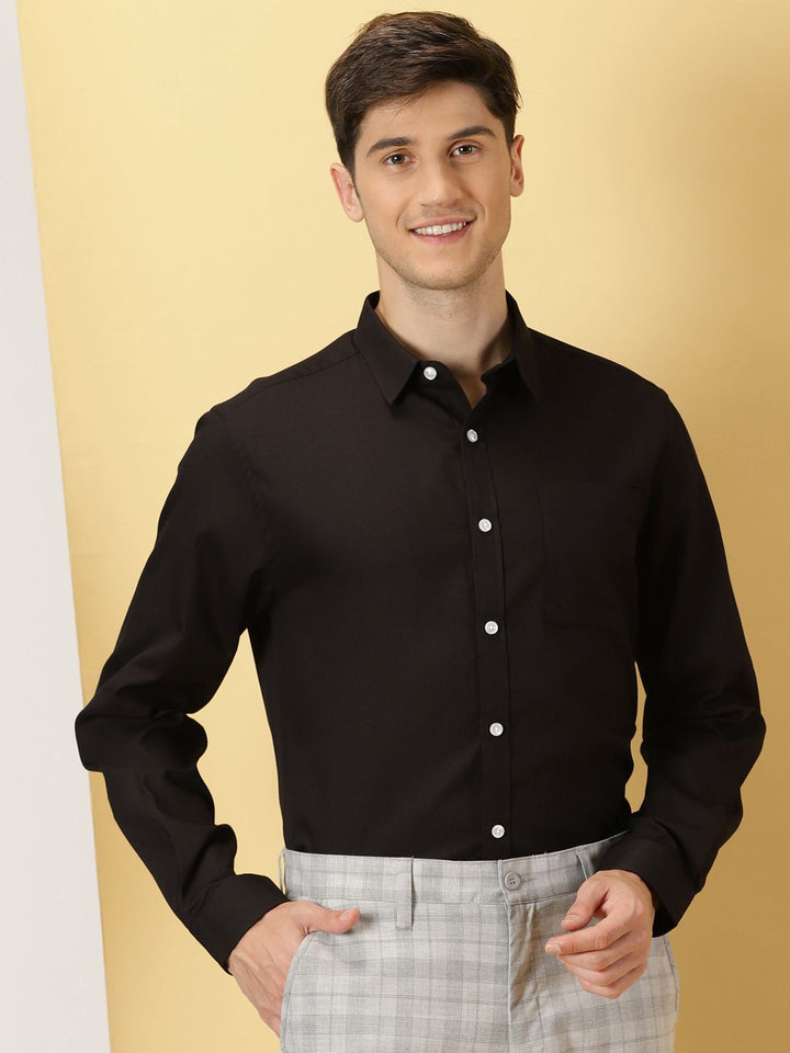 Thomas Scott Classic Slim Fit Opaque Cotton Formal Shirt