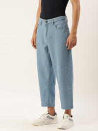 Bene Kleed Men Mid rise Loose Fit Cropped Jeans