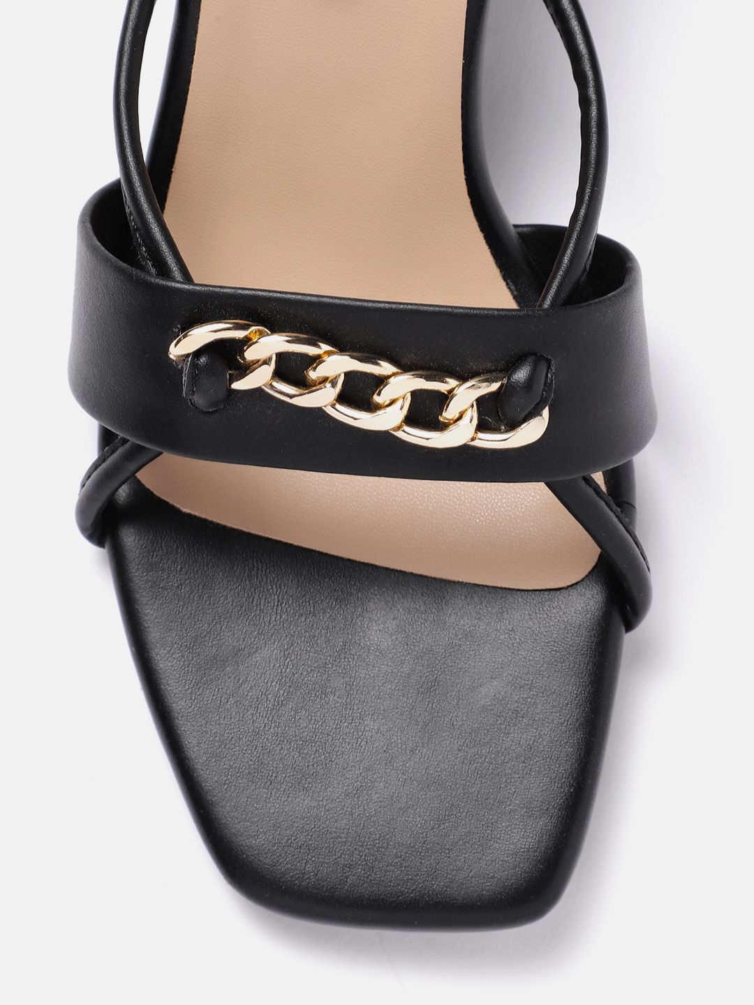 DressBerry Open Toe Block Heel