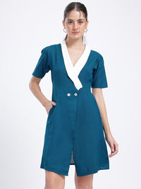 DressBerry Adorable Allure Wrap Style Mini Dress