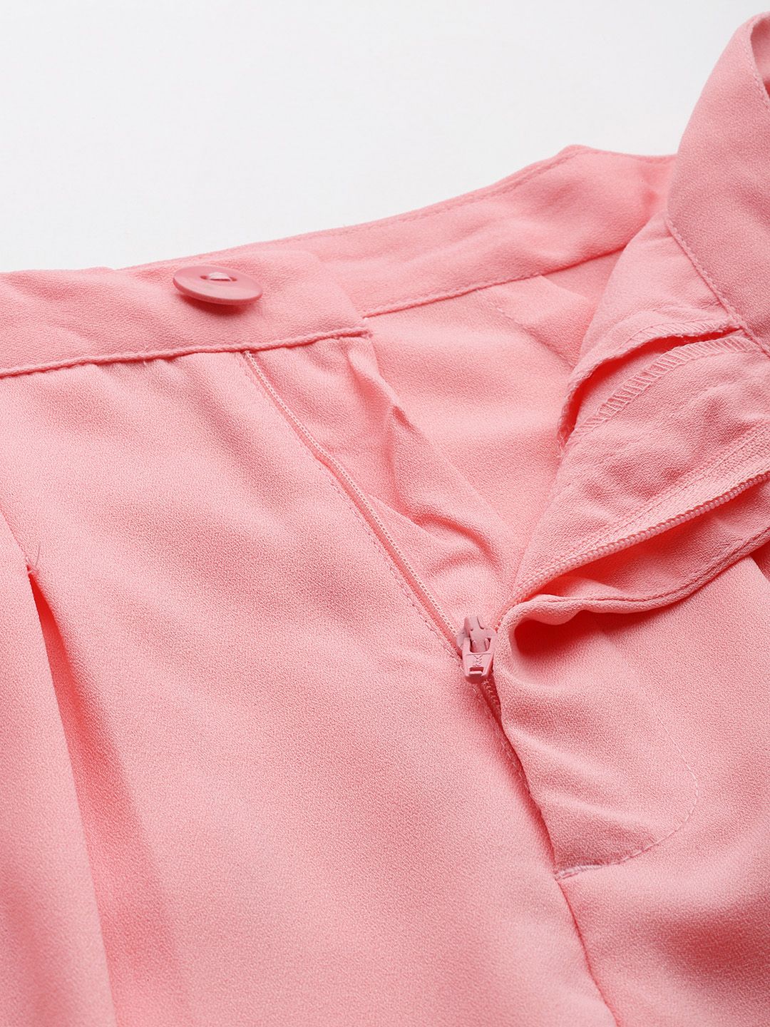 DressBerry Women Flared Pleated Trousers