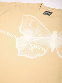 Difference Of Opinion Men Short Sleeve Oversized Crew Neck Printed Tshirt