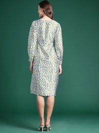 DressBerry Floral Print Satin Wrap Dress