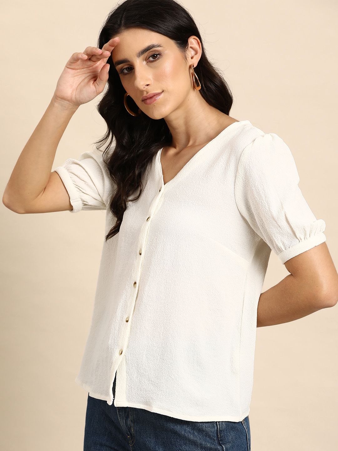 all about you Puff Sleeves Top