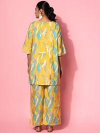 Libas Women Printed A-Line Tunic & Palazzo Co-Ords