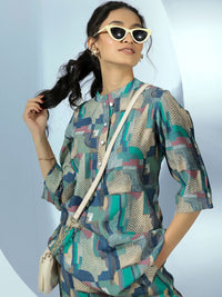 Libas Printed Tunic & Trousers Co-Ords