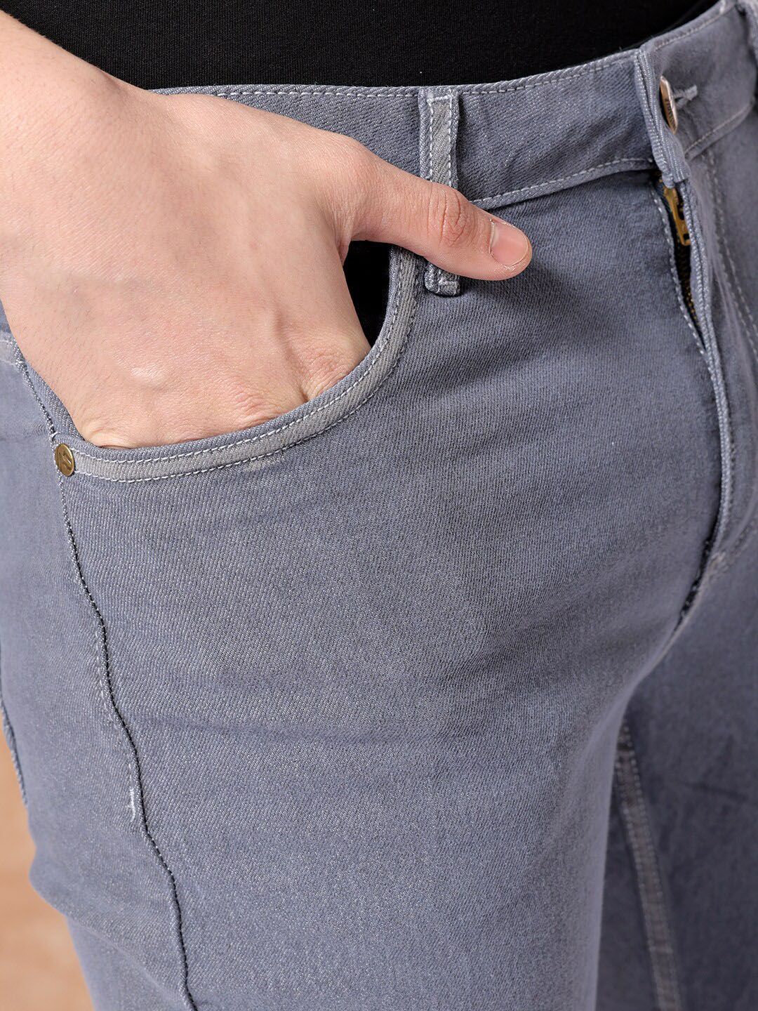 Garage CO Indian Lelaki Slim Fit Regangan