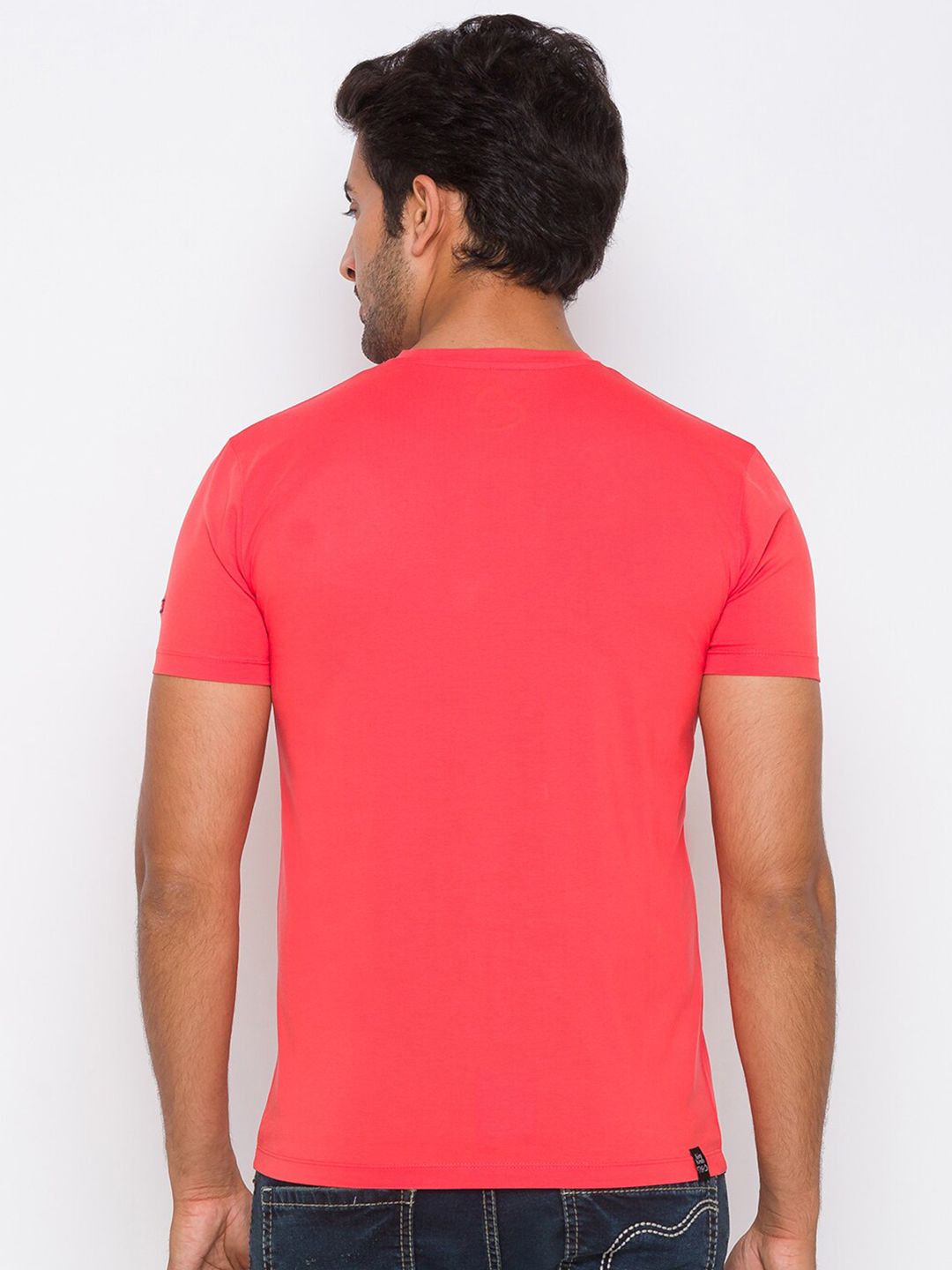 Being Human Men Peach-Coloured T-shirt