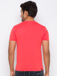 Being Human Men Peach-Coloured T-shirt