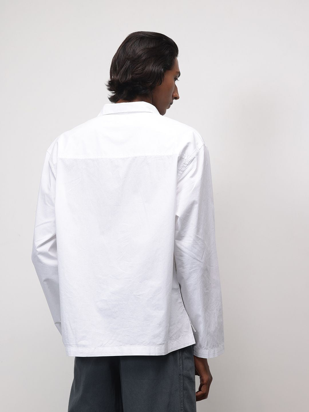 ether Pure Cotton Longline Casual Shirt